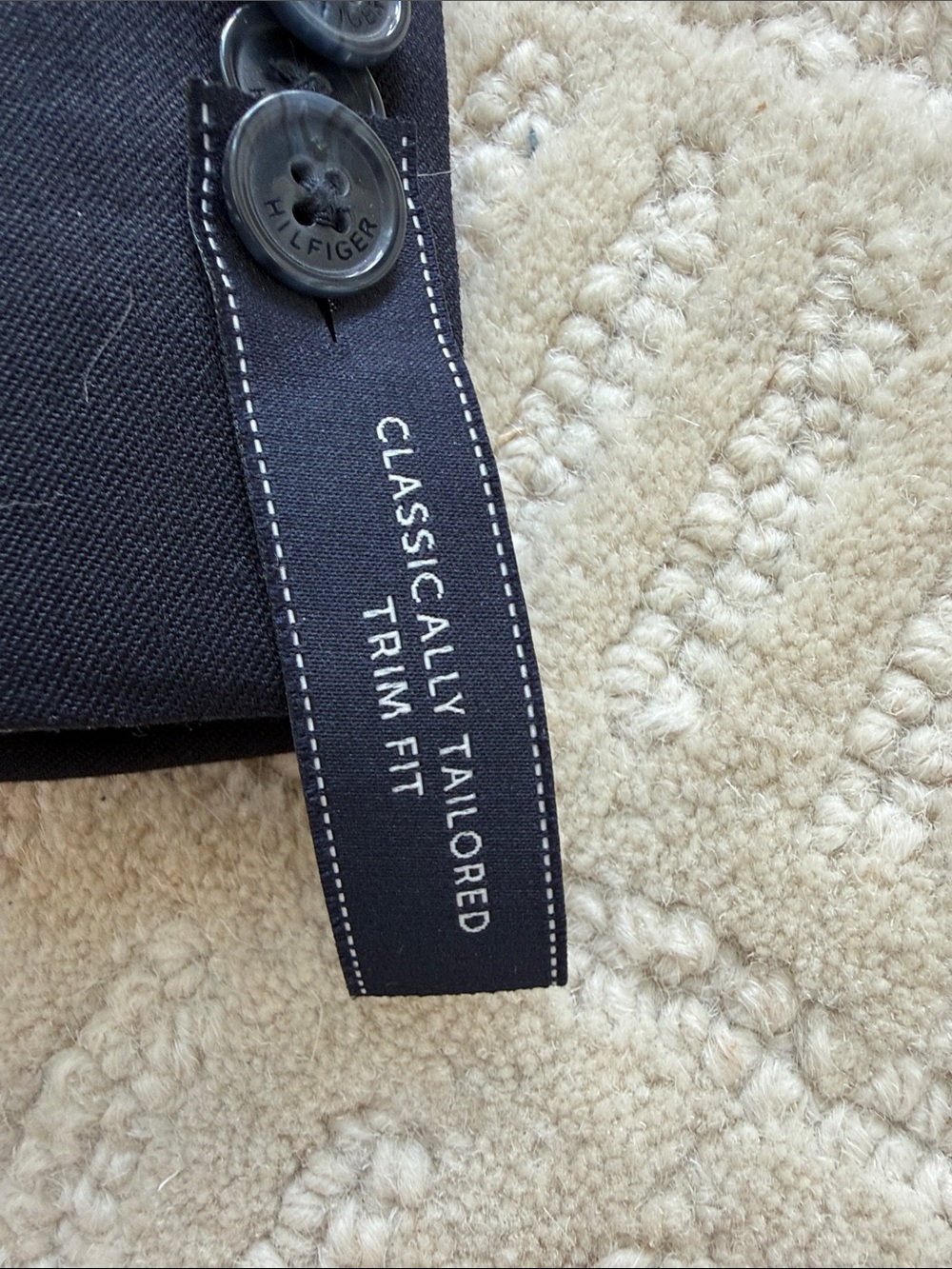 **** NWT- Tommy Hilfiger “Nathan” 2- Piece Suit  (100% Worsted Wool) - Picture 6 of 8